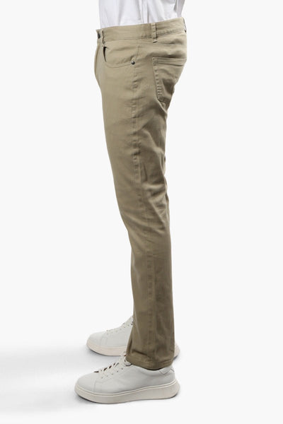 Jay Y. Ko Basic 4 Pocket Pants - Beige - Mens Pants - International Clothiers