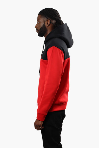 Mecca Colour Block Brooklyn Hoodie - Red - Mens Hoodies & Sweatshirts - International Clothiers