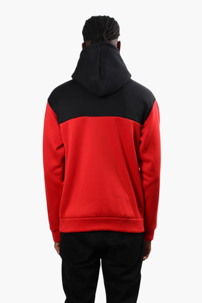 Mecca Colour Block Brooklyn Hoodie - Red - Mens Hoodies & Sweatshirts - International Clothiers