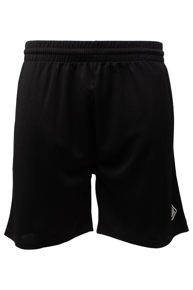 Mecca Solid Mesh Athletic Shorts - Black - Mens Shorts & Capris - International Clothiers