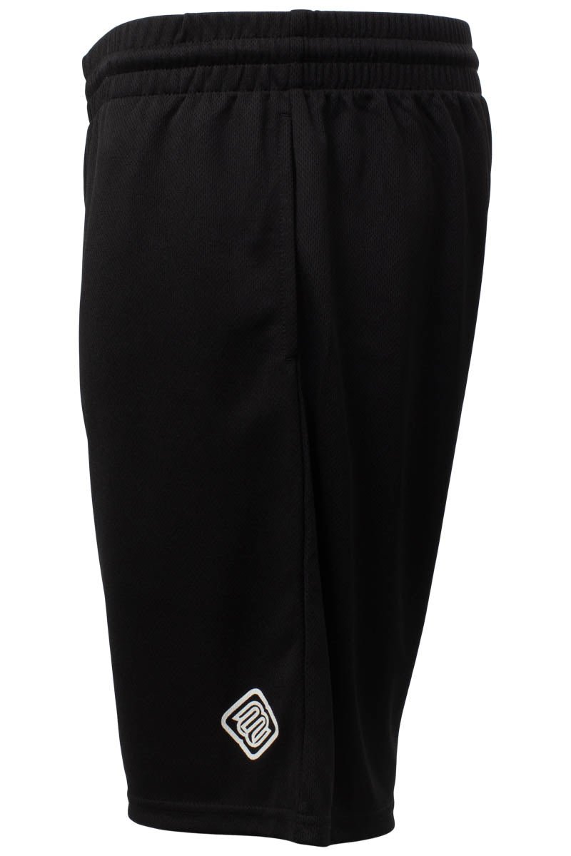 Mecca Solid Mesh Athletic Shorts - Black - Mens Shorts & Capris - International Clothiers