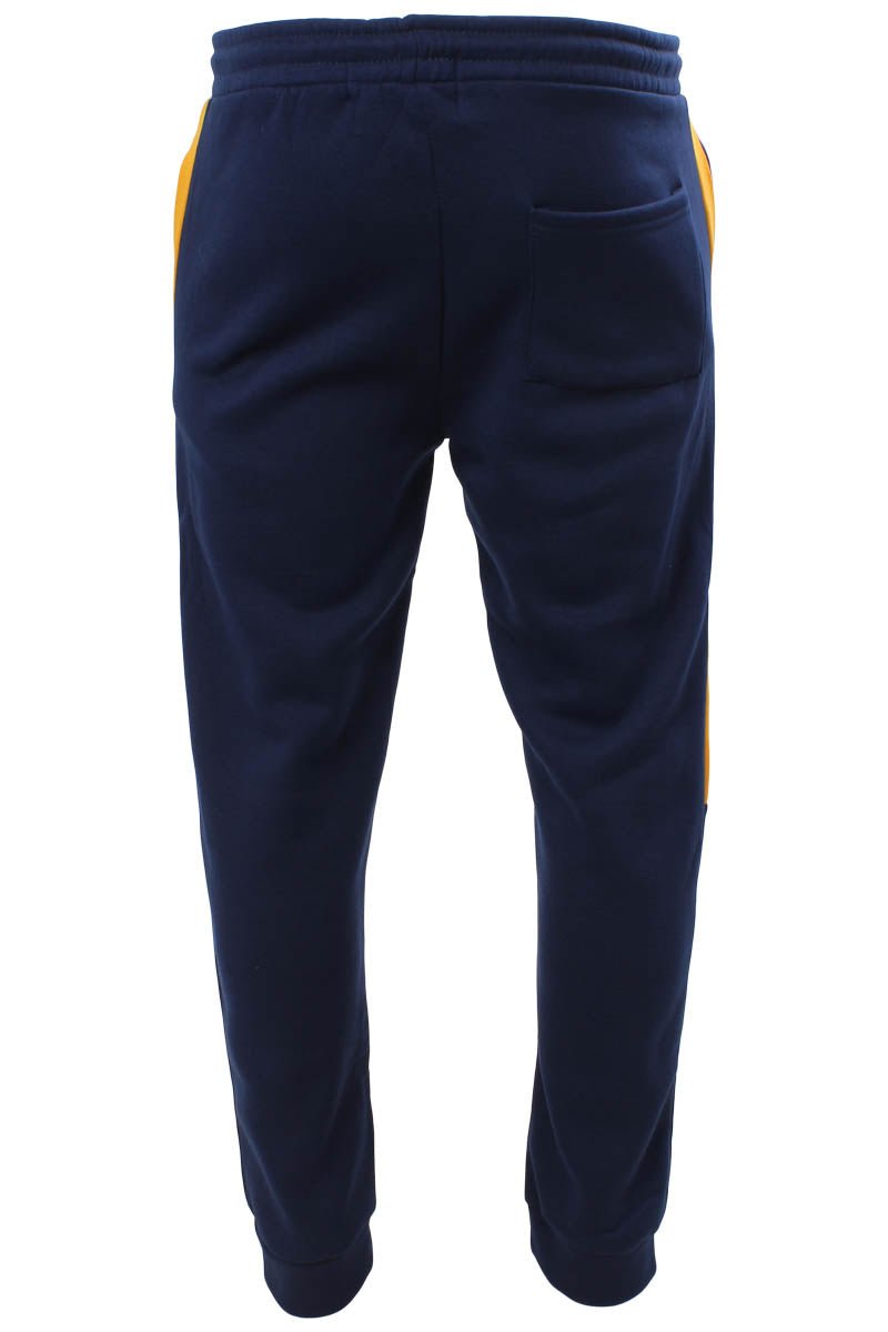 Super Triple Goose Contrast Panel Joggers - Navy - Mens Joggers & Sweatpants - International Clothiers