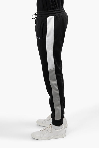 Super Triple Goose Contrast Side Panel Joggers - Black - Mens Joggers & Sweatpants - International Clothiers
