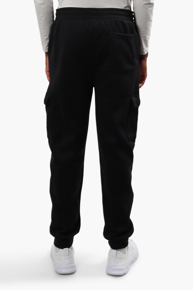 Super Triple Goose Solid Cargo Joggers - Black - Mens Joggers & Sweatpants - International Clothiers
