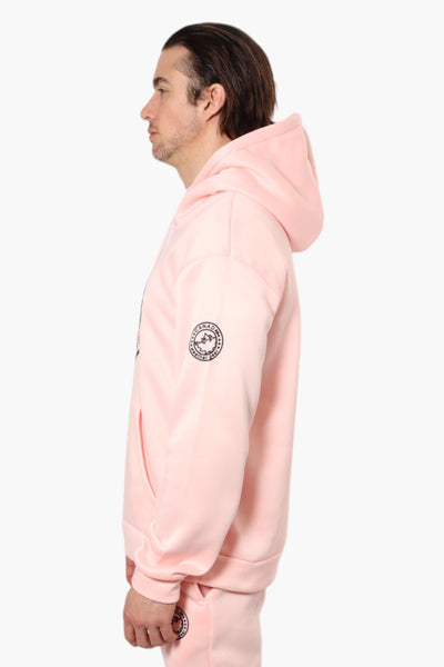 Canada Weather Gear Solid Centre Logo Hoodie - Pink - Mens Hoodies & Sweatshirts - International Clothiers