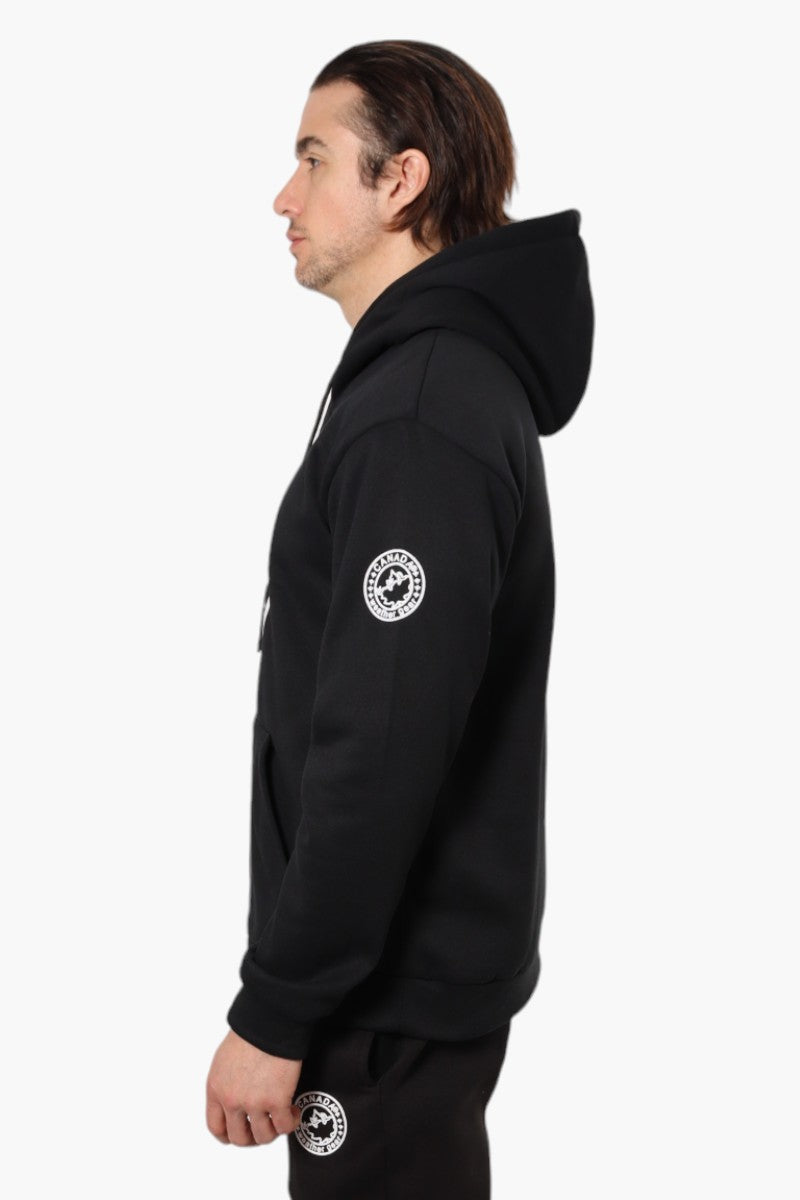 Canada Weather Gear Solid Centre Logo Hoodie - Black - Mens Hoodies & Sweatshirts - International Clothiers