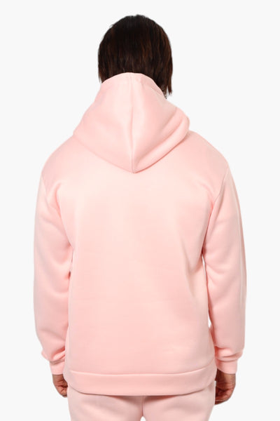 Canada Weather Gear Solid Centre Logo Hoodie - Pink - Mens Hoodies & Sweatshirts - International Clothiers