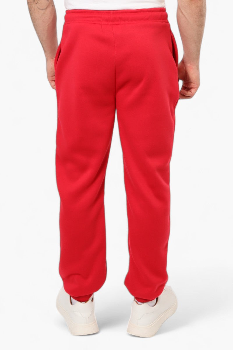 Canada Weather Gear Solid Tie Waist Joggers - Red - Mens Joggers & Sweatpants - International Clothiers