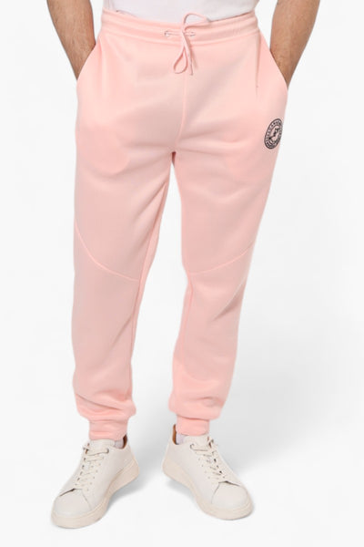 Canada Weather Gear Solid Tie Waist Joggers - Pink - Mens Joggers & Sweatpants - International Clothiers